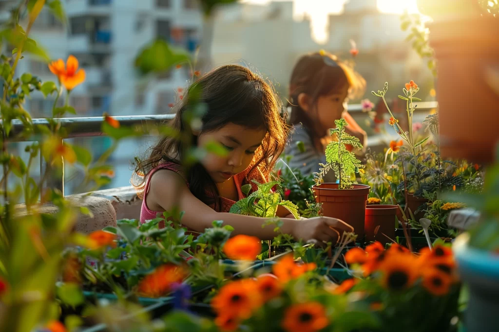 Setting up Sensory Garden with Occupational Therapy
