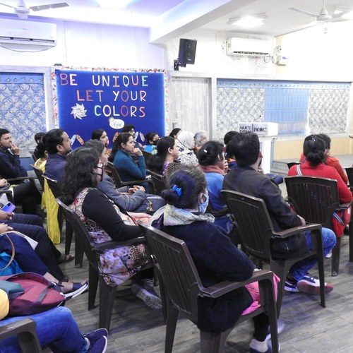 Parents and community members attending a D-Clutter Young Minds mental health awareness talk