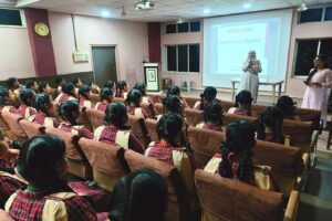 D-Clutter Young Minds mental health awareness session with students in a school