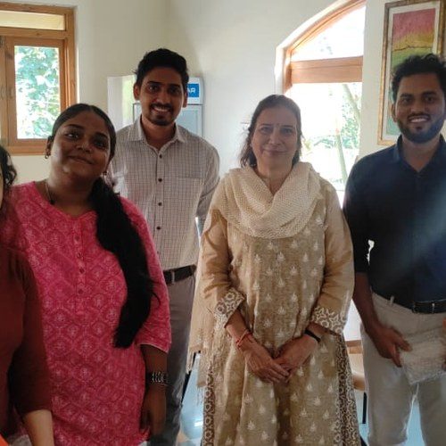 Kikstart Inclusion team members posing together at a programme site